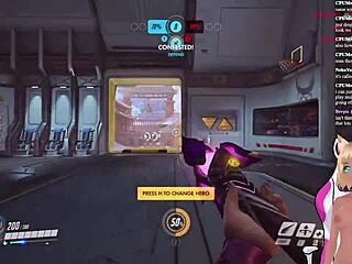 vtuber lewdneko plays overwatch and gets spanked part 1