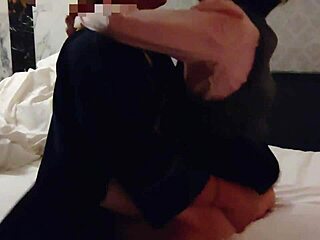 So, this Japanese OL assistant rides hard and moans loud.