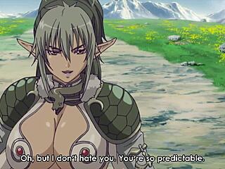 Dialogic Sentence case Anime Queens Blade Exiled Virgin Fanservice Compilation Rocks!