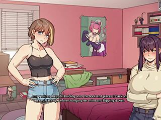 Big Boobs Futa and Sexy Bestie in Wild Hentai Action