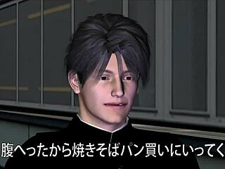 Yuna-sensei visits home and gets bound in this hentai