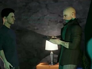 D.Va Embarks on 3D Anime Space Adventure with Monster Cock 3some Blowjob Mission