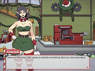 Byl jsem překvapený, že šéf má obří ptáka v tomhle hentai hře