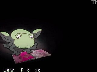 Pillow Princess Lewdfroggo in Wild Cartoon Solo Action