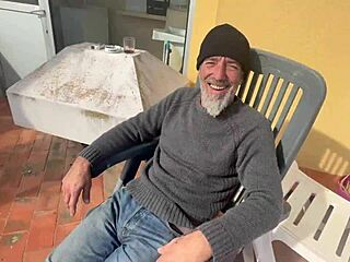 hot wife sucks neighbor's cock in laundry room