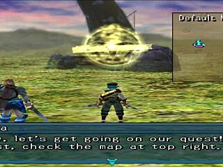 playing a wild hentai game on ps2 with big tits action.