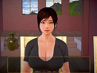 Uff, exploro mi nueva familia con rubias en este juego