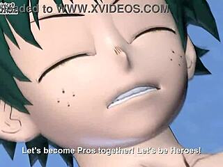 deku facing final exam orgy in anime hentai