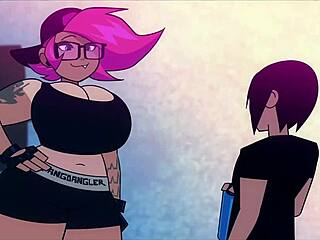 Princess Ethel in anime hentai adventure.