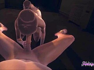 Damn, Sasha’s 3D hentai blowjob in alley is wild af