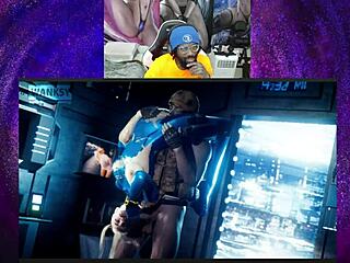 jaheira's ass fucked hard, aerith watches tifa's passionate pov fucking