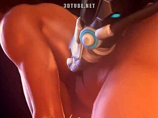 Pharah follada duro en hentai SFM de Overwatch