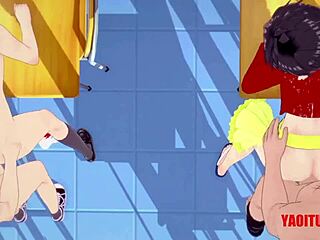 I enjoy yaoi orgy with naruto deku