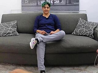 Queer teen’s first on-camera asshole pounding shocks everyone. See her take it all!