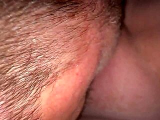 Guy Licks Redhead Girlfriend's Shaved Wet Pussy Until She Cums Twice