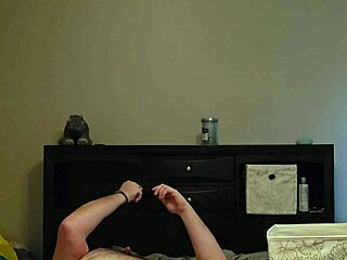 Scottybear enjoys a solo anal session, cumming into his fleshlight.