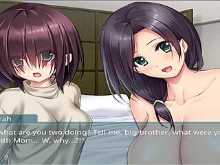 I’m torn watching my stepmother and stepsister in Oppaicafe episode 6.