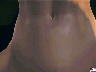 Alamak, hisap kote hentai 3D Sasha di lorong liar sangat