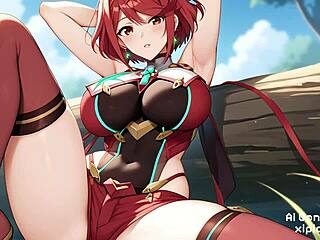 check out this pyra xenoblade hentai collection, all nude and ai generated