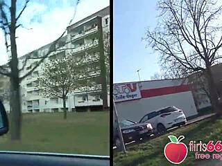 Stairwell Bang with Cute German Teen Jessii Van Riva