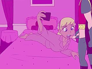 kitten cheats while i pound starfire’s tight backdoor 😈