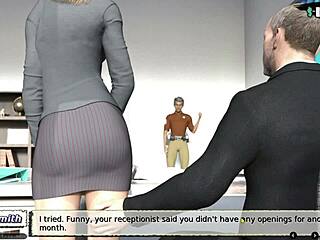 babysitter starts a steamy new routine at the office