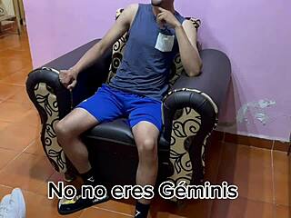 In the interview, the hetero with huge dick ends up in gay casting, leading to climax on the model.