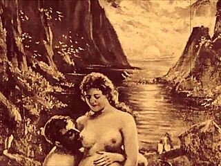 Vintage erotic drawings bring back steamy old-school vibes in unique style