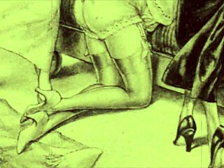 Vintage erotické kresby z anime 😍