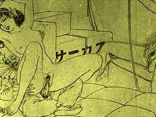 Exploring forbidden desires in retro vintage comic secret life story