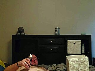 Scottybear enjoys a solo anal session, cumming into his fleshlight.