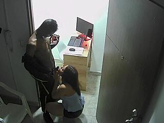 i convince shy security guard to film porn video that goes wrong