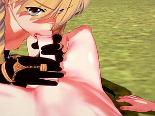 Obsesionado con Aether chupando polla de Venti y recibiendo follada en hentai yaoi Genshin