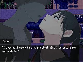 Dude, cumming on a girl's thighs in public at Nympho Village!