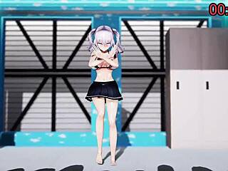 kashima's suspicious job leads to blowjob fun