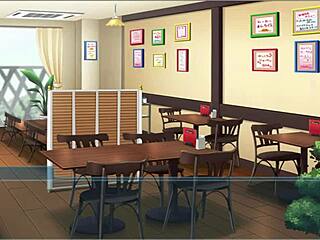 I’m torn watching my stepmother and stepsister in Oppaicafe episode 6.