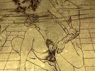 Exploring forbidden desires in retro vintage comic secret life story