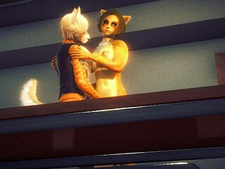 Furry Hentai with Mew the Cat in Kinky Gepard Sex Scene - Anime Porn 😻