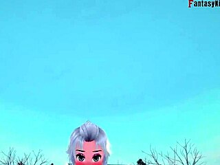 Elsa gets pounded hard in Frozen fantasy 3D cartoon