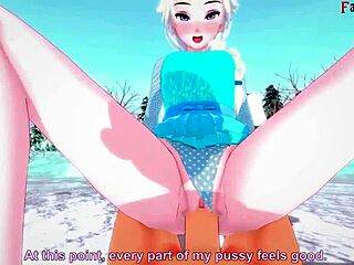 Elsa gets pounded hard in Frozen fantasy 3D cartoon