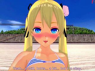 marie rose in bikini getting fucked on the beach