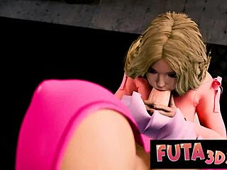 futa3dx - big tittied big dicked futa fuckes blonde on the terasse