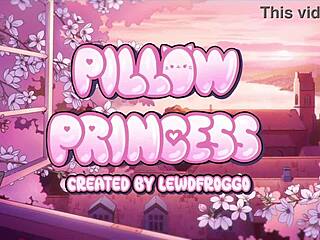 Pillow Princess Lewdfroggo in Wild Cartoon Solo Action