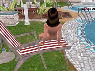 Girl Masturbates With Bottle