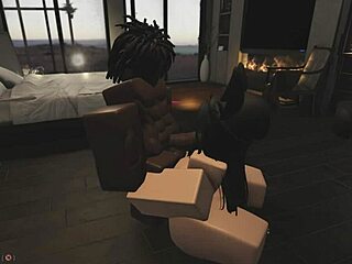 taking control over girl in bedroom