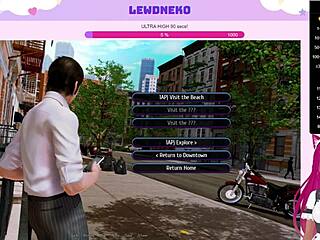 Vtuber LewdNeko plays steamy Harem Hotel game.