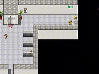 Naked Elevator Thrill: Will She Get Caught?