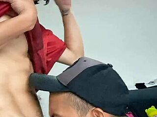 Intense gay sex in Adidas pants with passion