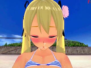 marie rose in bikini getting fucked on the beach