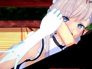 belfast invites you to lunch in this free pov azurlane full movie with sheer fantasy